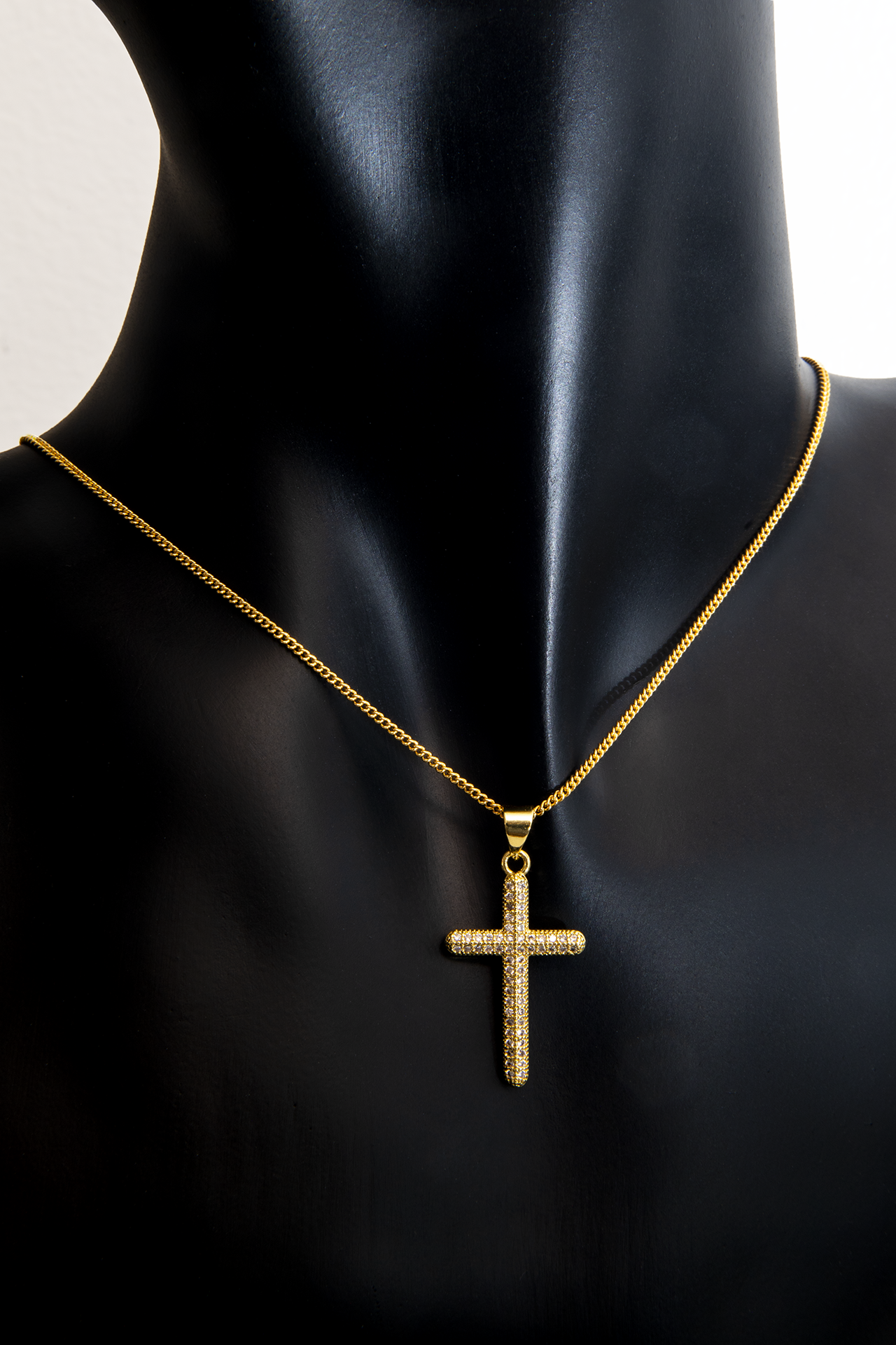 Zirconia Cross Necklace