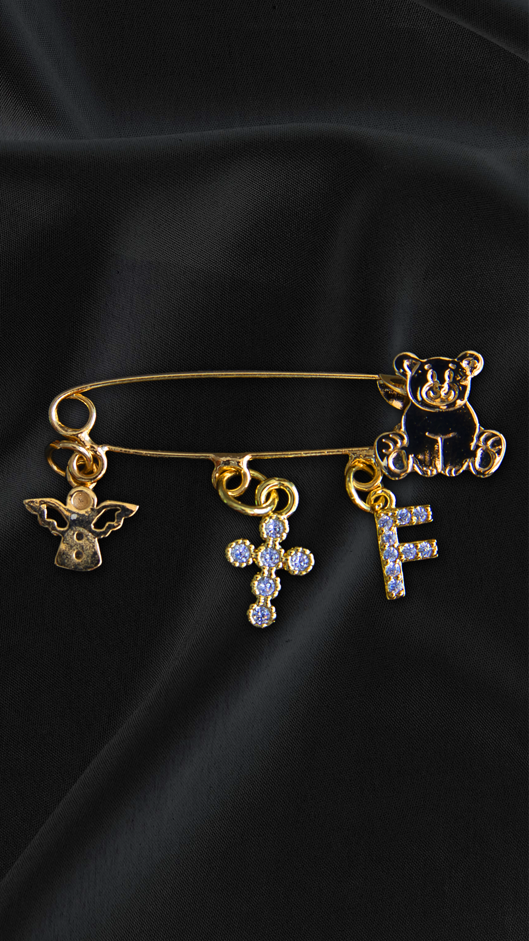 Gold plated Bear Pin