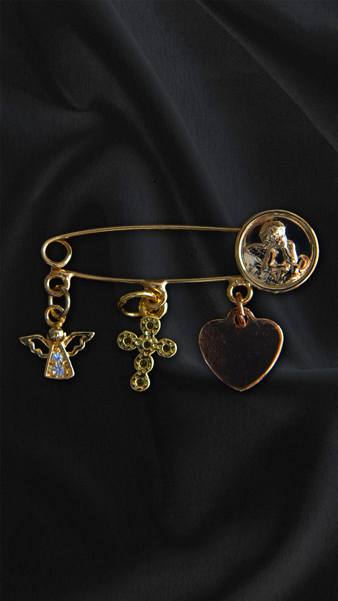 Gold plated Angel Pin