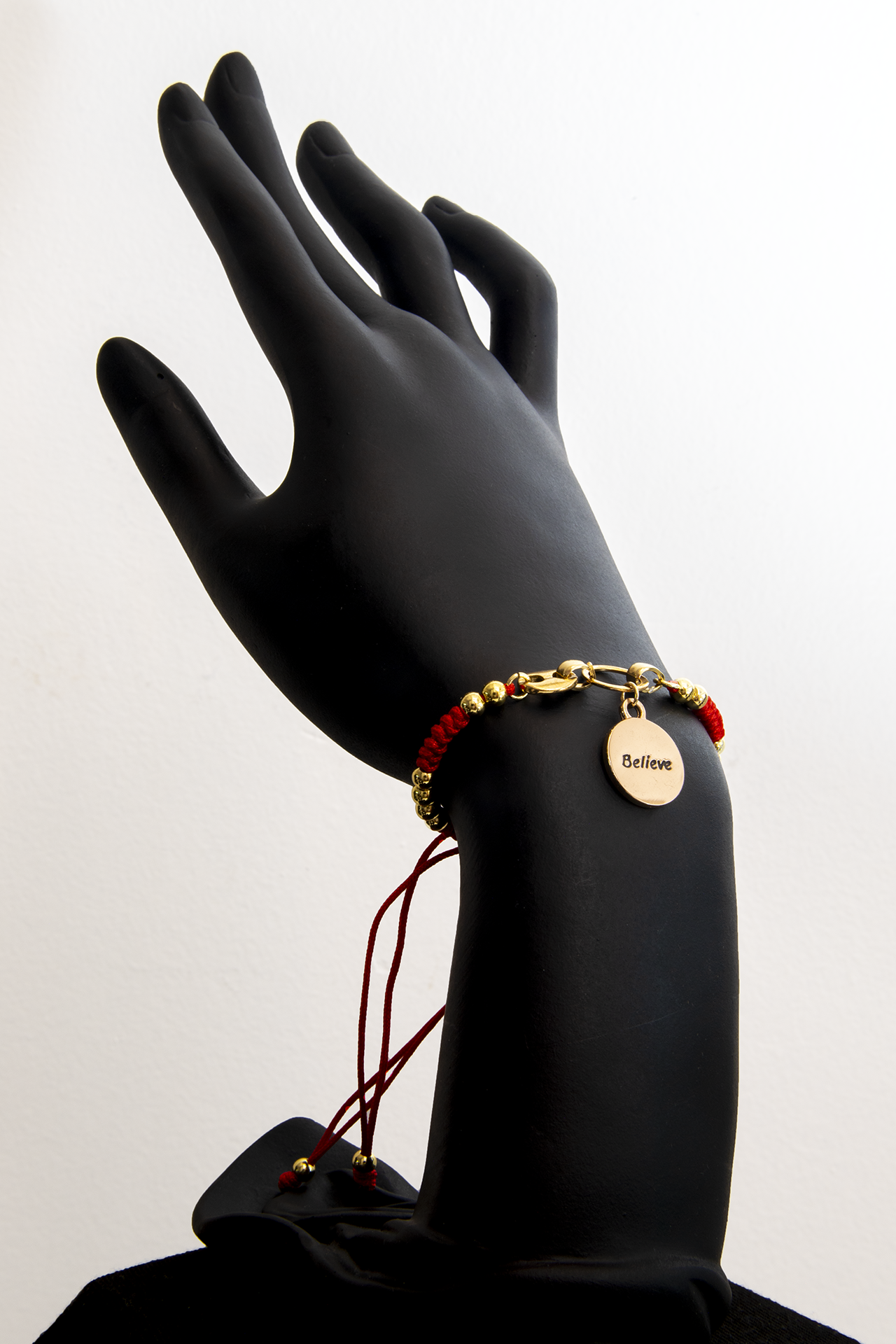 "Believe" Red Bracelet